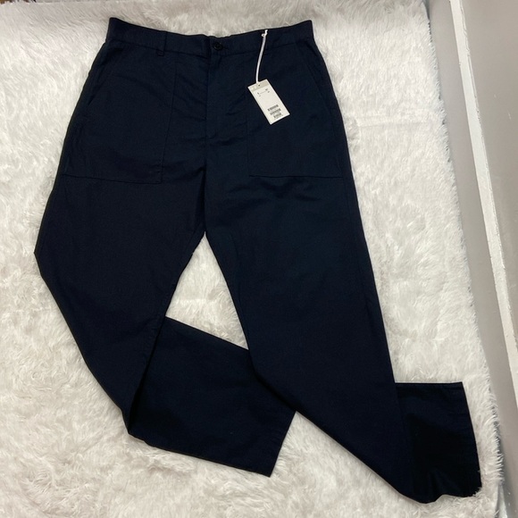 COS COTTONREGULAR FIT BLUEMEN PANTS SIZE-36 R.NEW WITH TAG.